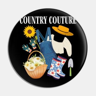 Country Couture Pin