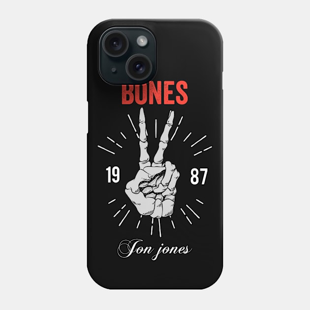 jon jones bones Phone Case by FIFTY CLOTH