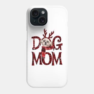 Cream Shih Tzu Mom Christmas Dog Mom Dog Lovers Phone Case