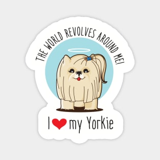 I love my Yorkie Magnet