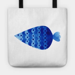 blue fish Tote