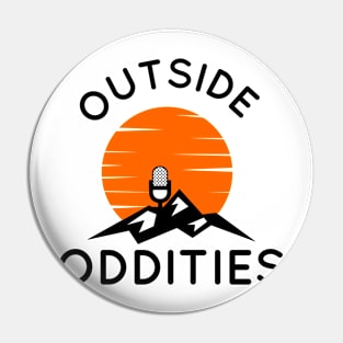 Outside Oddities Podcast Logo Pin