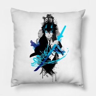 Blue flame Pillow