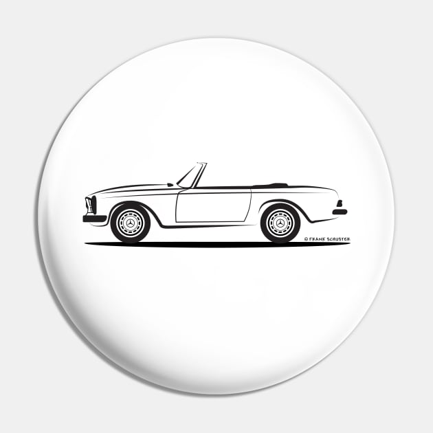 Mercedes Benz Pagoda W113 Pagode Pin by PauHanaDesign