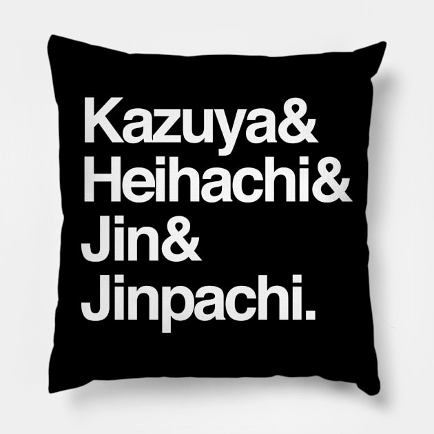 Names & Kings of the Iron Fist Pillow by manoystee