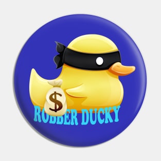 Robber Ducky Pin