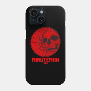 skull red minuteman vintgae Phone Case