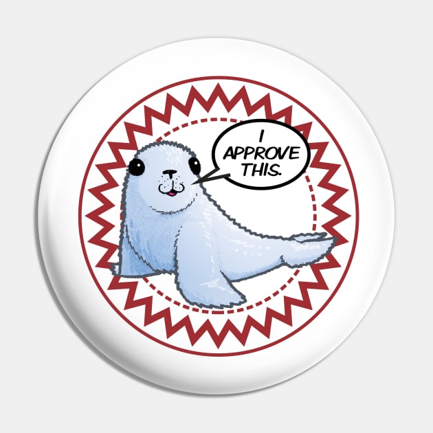 Seal of Approval Pin by Anderson Carman