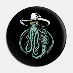 Weird Wild West - Cthulhu Cowboy Pin