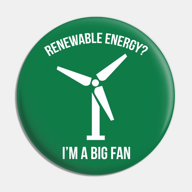 Renewable Energy Pin by AmazingVision