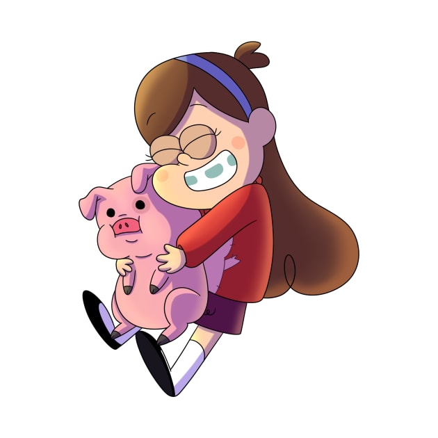 Mabel and Waddles by archervale