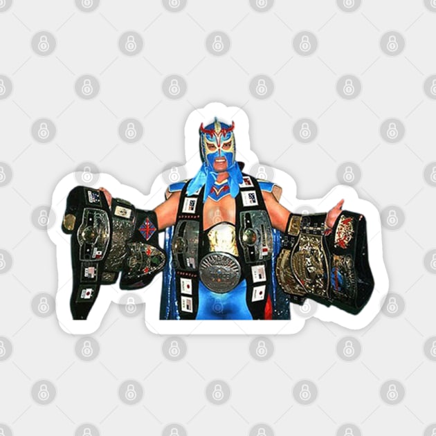 Ultimo Dragon J-Crown Magnet by MaxMarvelousProductions