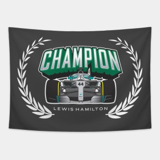 Lewis Hamilton Champion Tapestry