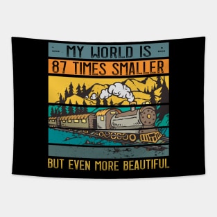 Modelrailroad HO N Z Train Model Tapestry