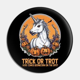 trick or treat unicorn Pin