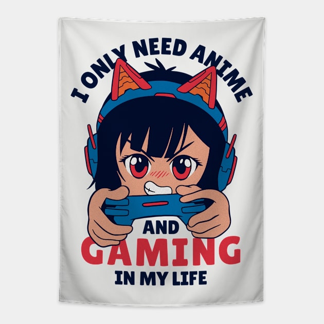 anime and gaming quotes Tapestry by DopamIneArt