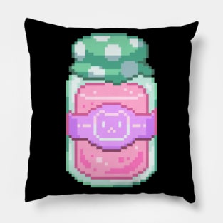 kawaii jam jar Pillow