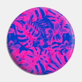 Bi Flag Hawaiian Pattern Pin