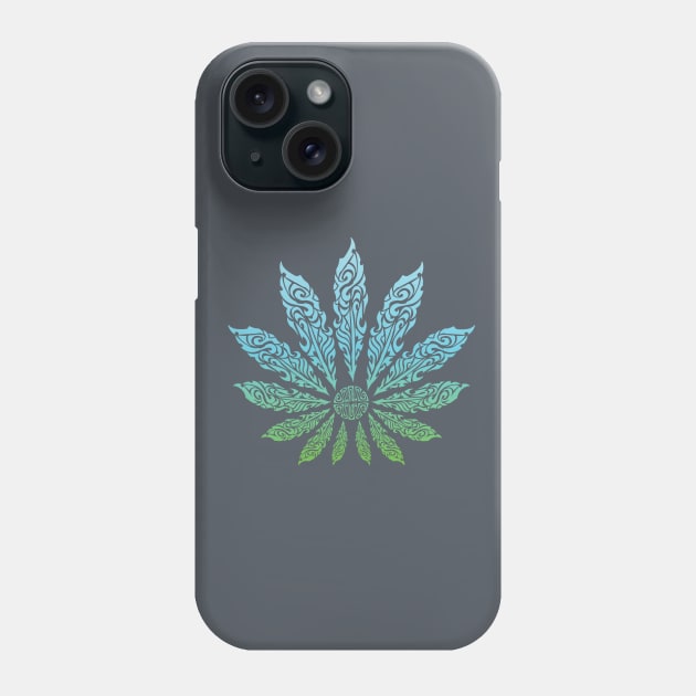 Feather Flower: Cool Reef Phone Case by TheMindBlossom