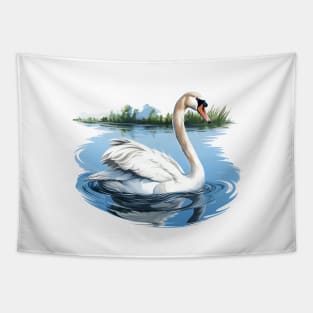 White Swan Tapestry