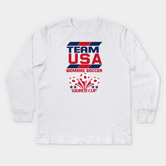 Team Usa Soccer Team Usa Soccer Kids Long Sleeve T Shirt Teepublic