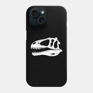 Acrocanthosaurus fossil skull Phone Case