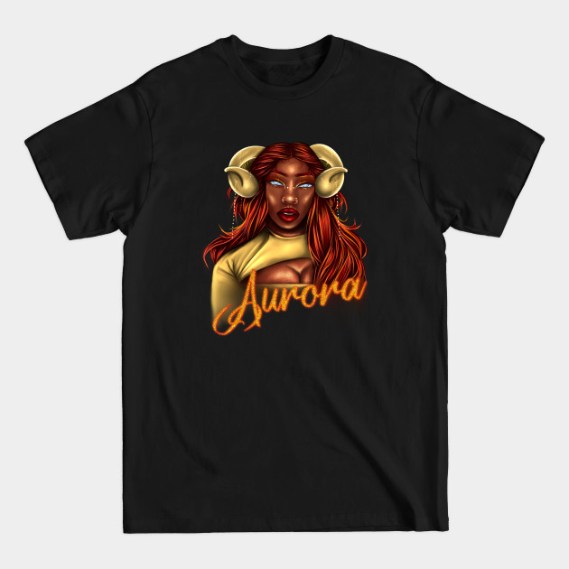 Discover Aurora The Aires - Zodiac Signs - T-Shirt