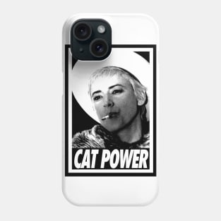 Cat Power - Portrait retro Phone Case