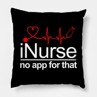 iNurse (White Text) Pillow