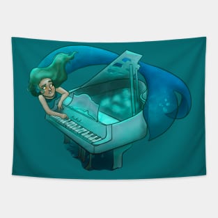 Curious Mermaid Tapestry