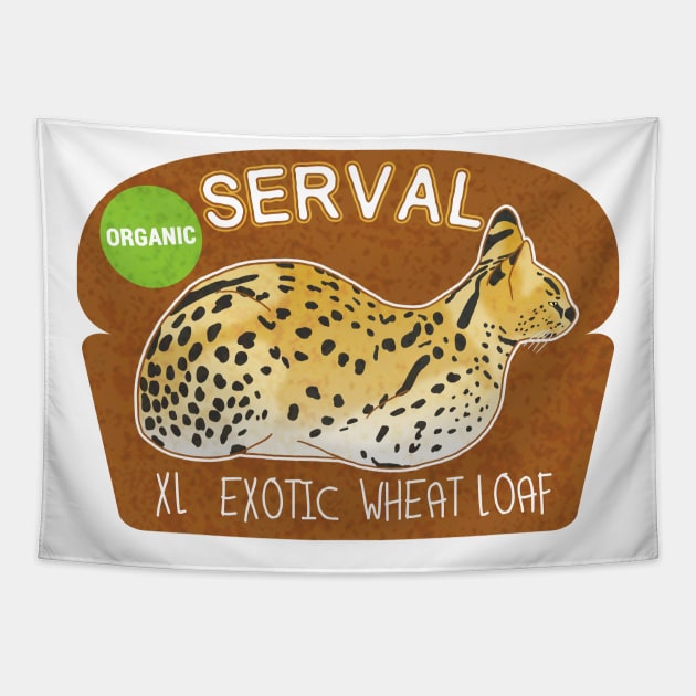 Serval Loaf Tapestry by CCDesign