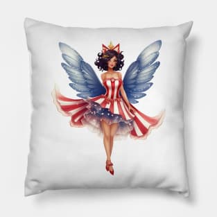 4th of July Fairy #3 Pillow