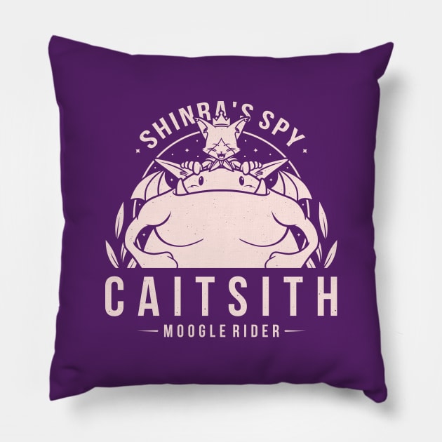 Cait Sith Pillow by Alundrart