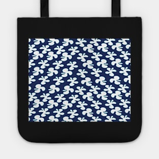 Spotted blue Tote