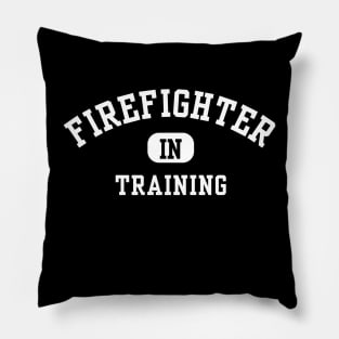 Firefighter in Training Pillow
