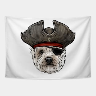 West Highland Terrier Pirate Tapestry