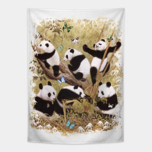 Pandamonium Tapestry