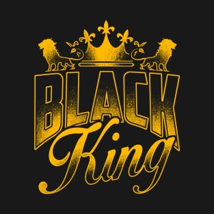 Black King Black Pride Design T-Shirt