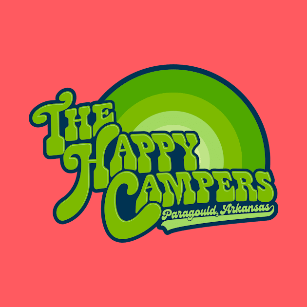 The Happy Campers - Green Rainbow by rt-shirts