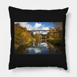 Bridge Over The Cuyahoga River Pillow