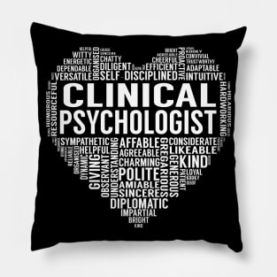 Clinical Psychologist Heart Pillow