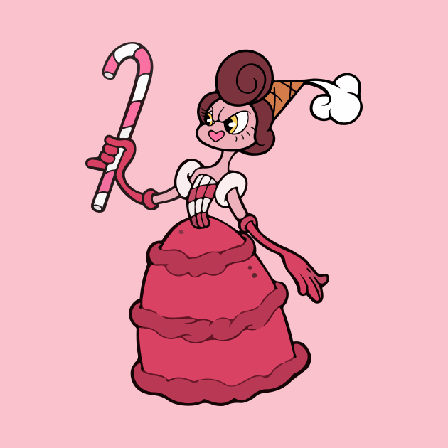 Cuphead - Baroness Von Bon Bon by Catharthic