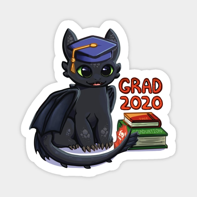 Grad 2020 Toothless Magnet by roecapelin