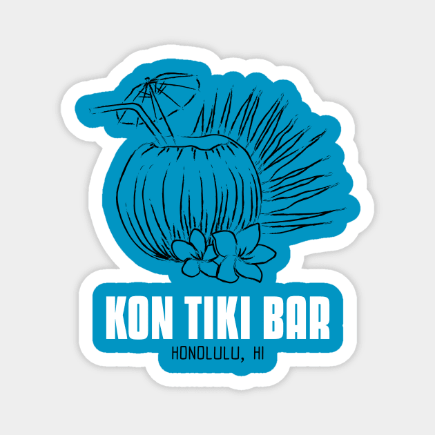 Kontiki Bar Magnet by MangoJonesLife