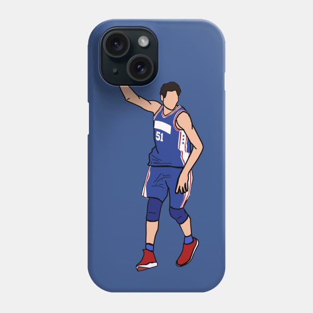 Boban Marjanovic - NBA Philadelphia 76ers Phone Case by xavierjfong