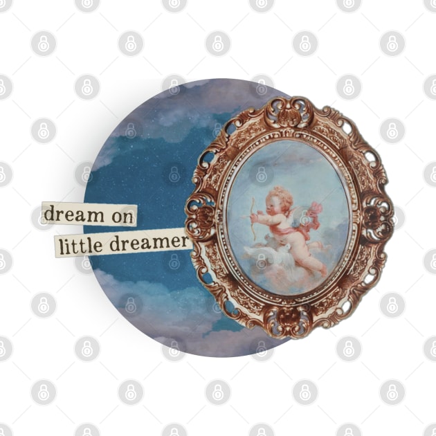 Stay magical moon dream love romantic clouds music literature flowers sky clouds aesthetic vintage retro beautiful dreamer gifts by AGRHouse