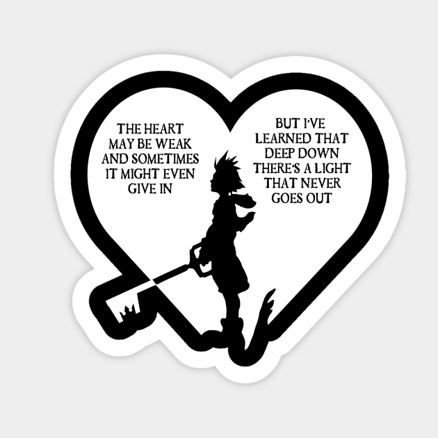 The Light Never Goes Out - Kingdom Hearts - Sticker