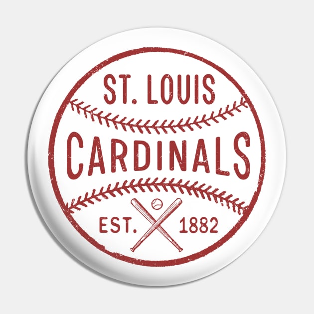 Cardinals Ball 2 by Buck Tee Pin by Buck Tee