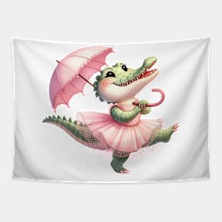 Valentine Love Crocodile Tapestry