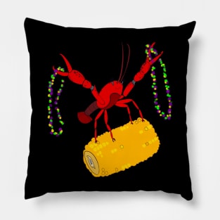 Mardi Gras crawfish Pillow